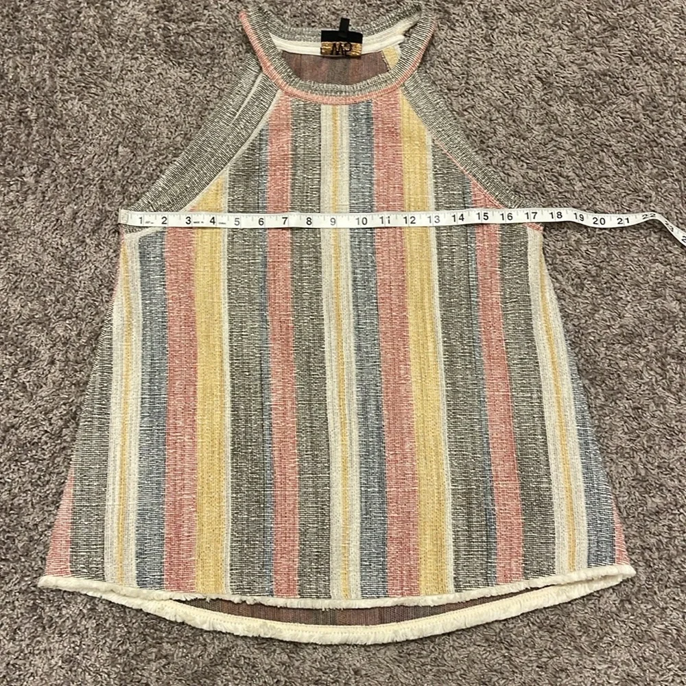 W5 Anthropologie Striped Halter Tank - Picture 6 of 9